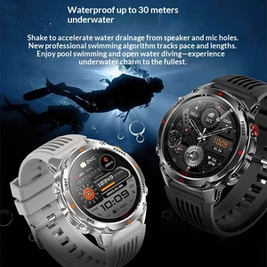 HT37 Nuevo Reloj Inteligente Deportivo para Exteriores con Sistema iOS para Hombre, Pantalla IPS, Batería de 1100 mAh de Larga Duración, Resistente al Agua IP68, Linterna, Funciones de Fitness, Contesta Llamadas - Product Image 4