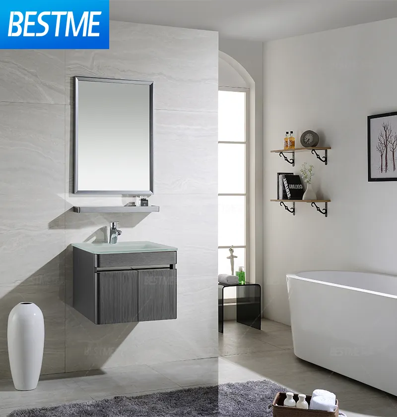 BESTME small size storage made in china stainless steel wall hung bathroom cabinet 304 SUS vanity cabinet