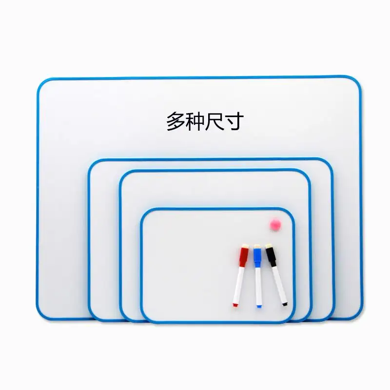 Custom יבש למחוק רך PVC מסגרת מגנטי בית ספר משרד צבעוני מודפס לוח