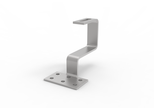 Structure de montage de panneaux solaires, rail en aluminium, tuiles de toit, kits solaires complets, accessoires solaires, pince intermédiaire et pince d'extrémité - Product Image 6