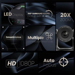 Bộ Dụng Cụ Hội Nghị Âm Thanh & Video Tất Cả Trong Một Với <span class=keywords><strong>Camera</strong></span> PTZ Zoom 20x Và Loa Không Dây Bluetooth - Product Image 3