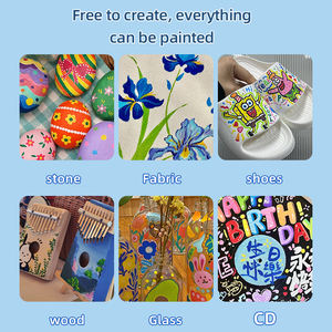 260-रंग का सीधा तरल मार्कर ने कागज और सीडी पर लिखने के लिए छात्र कला के लिए स्थायी स्याही के साथ सेट किया - Product Image 5