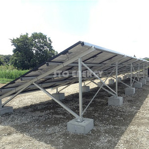 Bán buôn nhôm năng lượng mặt trời PV panel năng lượng mặt trời mặt đất gắn kết Hệ thống kệ với mặt đất vít cơ sở - Product Image 3