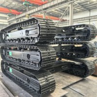 Châssis à chenilles tout-terrain en acier personnalisé pour plateformes de forage et concasseurs