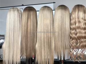 SHY diseño de lujo apuesto peluca Kosher cabello humano brasileño nudo pequeño capa súper ligera para mujeres - Product Image 5