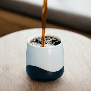 Taza de Espresso de Cerámica de Doble Pared, Perfil Interior en Forma de Huevo, Resistente al Calor para el Hogar y Cafeterías - Product Image 5