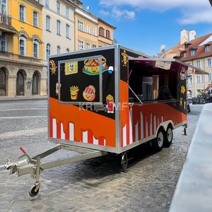 Remolques de Comida para Eventos, Camionetas de Comida Totalmente Equipadas, Carritos Móviles de Helados - Product Image 1