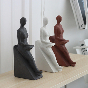 Reposapiés minimalistas nórdicos decoraciones interior sala de estar escultura artículos de decoración del hogar para el interior del hogar - Product Image 4