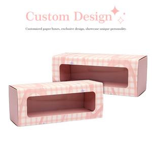 Caja <span class=keywords><strong>de</strong></span> Pastelería <span class=keywords><strong>de</strong></span> Papel Ecológica <span class=keywords><strong>de</strong></span> Lujo, Caja Personalizada para Donuts, Caja para Galletas, Chocolate, Repostería, Embalaje <span class=keywords><strong>de</strong></span> <span class=keywords><strong>Regalo</strong></span> con Ventana - Product Image 1