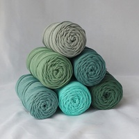 Corde 100% Polyester Épaisse Teinte à Motif, Fil Creux Fantaisie, Corde de Panier Style DTY, Filé à Anneaux, Doux et Soyeux