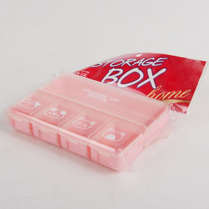 プラスチック製ピルケース卸売り毎日使用プラスチック製ピルボックスカッター付き - Product Image 3