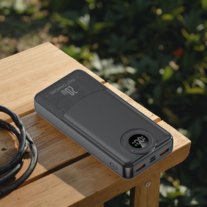 Batería Externa Ultra Delgada Portátil con Pantalla LED, Carga Rápida PD de 20W, Puertos USB-C y USB Dobles, Alta Capacidad de 20000mAh, Batería de Litio-Polímero - Product Image 6