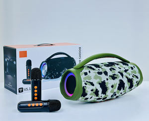 Altavoz de Buen Sonido BOOMS BOX3 (B21) Sistema de Alta Fidelidad, Altavoz Portátil para Fiestas al Aire Libre, Altavoz de Karaoke con Micrófono y Bluetooth - Product Image 2