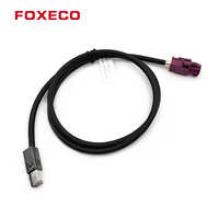 FOXECO HSD LVDS HRS Remplacement pour connecteur USB automobile GT32, faisceau de câblage Land Rover, adaptateur de câble de radar de recul Audi