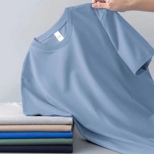 Camiseta de Manga Corta para <span class=keywords><strong>Hombre</strong></span>, Estilo Básico, Color Sólido, Prenda Superior, Camiseta de Media Manga, Cuello Redondo - Product Image 1