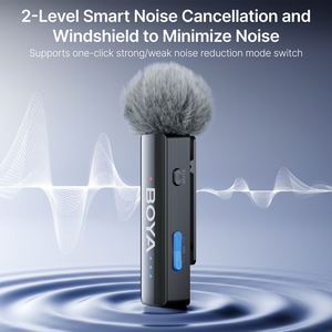Para <span class=keywords><strong>BOYA</strong></span> BOYALINK 2-Micrófono <span class=keywords><strong>de</strong></span> <span class=keywords><strong>solapa</strong></span> Lavalier omnidireccional inalámbrico para iPhone Transmisión en vivo Entrevista <span class=keywords><strong>de</strong></span> grabación <span class=keywords><strong>de</strong></span> audio - Product Image 4