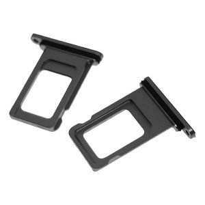 Vassoio porta SIM nero per iPhone 11, ricambio in materiale ABS - Product Image 1