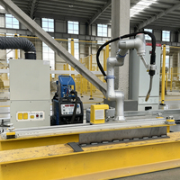 Kit de robot collaboratif mobile pour soudage, cobot soudeur, soudeuse robotisée MIG, soudeuse laser, robot de soudage aluminium avec chariot de soudage sur rail