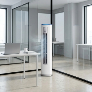 Climatiseur sur pied Airwens, classe énergétique, réfrigérant R32, refroidissement et chauffage, équipement pour la maison et le bureau, haute puissance de refroidissement - Product Image 1
