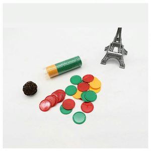 Wholesale PS Poker Chips Bulk 500pcs Plastic Lightweight Gaming Chips Blank <b>No</b> Denomination Multi Color Options - Product Image 1