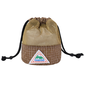 Sacs de sport en toile à fond rond avec logo personnalisé pour le ramassage de balles de jeu en extérieur, avec cordon de serrage - Product Image 1