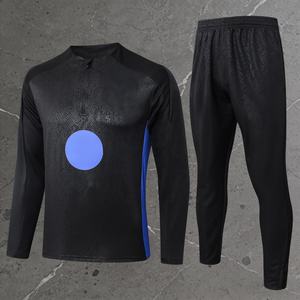 Оптовая продажа: Мужская ветровка на молнии до середины груди, синяя, для футбола, новая коллекция, осенняя куртка, спортивная одежда для взрослых, с автоматическим креплением, спортивные костюмы для мужчин - Product Image 2