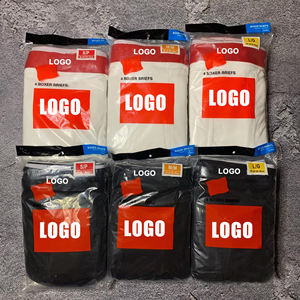 2025 Pack de 3 Caleçons Coton Vente en Gros <span class=keywords><strong>Sous</strong></span>-vêtements Homme Haut de Gamme Meilleures Ventes Short <span class=keywords><strong>Plat</strong></span> Faible Quantité Minimum de Commande - Product Image 6