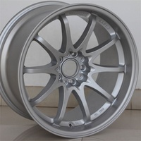 18 inç 8 konuştu tasarım alaşım jant jantlar bronz altın gümüş CE28 Honda Nissan Nismo için 5*114.3