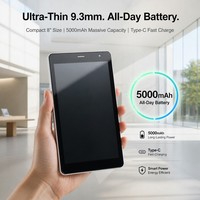 Tablet PC Ultra Tipis 8 Inci 4G LTE Octa Core Android 15 3GB 32GB 5000mAh Type-C Dual SIM Premium Smart Tablet PC OEM ODM