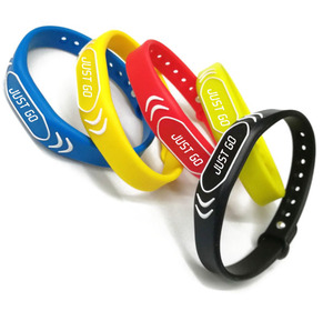 Logotipo personalizado ultraligero Ev 1 RFID 13,56 MHz RFID pulseras de silicona RFID membresías pulsera - Product Image 6