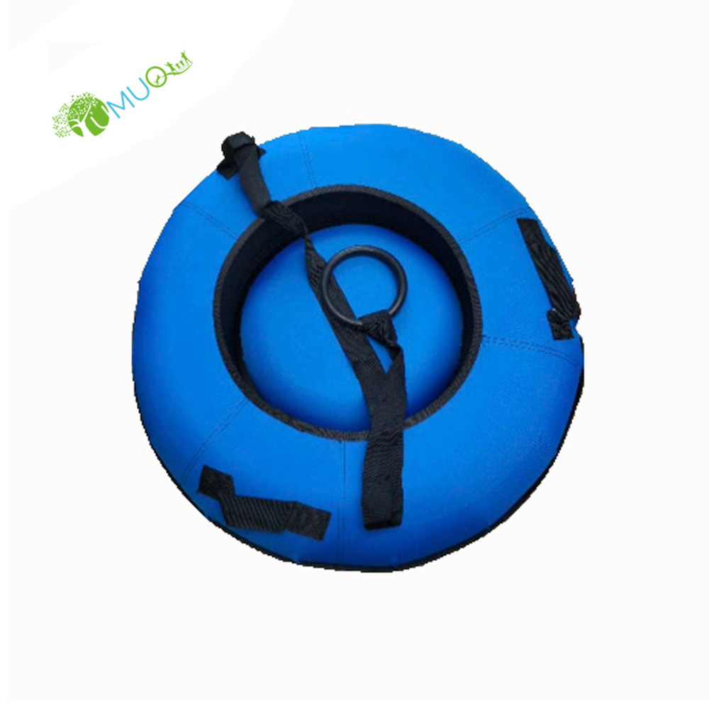 Тяжелые сани YumuQ 100 см, буксируемые снежные сани, надувные воздушные снежные трубки с усиленным ремешком для ручки для улицы, зима