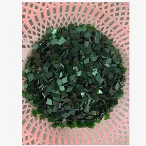 Granules en vrac de mosaïque en verre/céramique de qualité supérieure carreaux de 4mm d'épaisseur pour bricolage artisanat salle à manger piscine parquet coloré éclats en vrac - Product Image 1