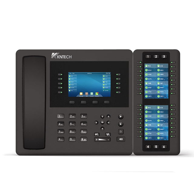 KNTECH VOIP Business Phone System Smart Desk Telephone IP Phone for Cheap Office Control Room KNPL-700Plus