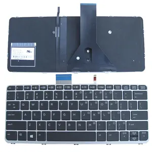แป้นพิมพ์แล็ปท็อปสำหรับ HP Elitebook Folio 1020 G1 1030 G1ซีรีส์