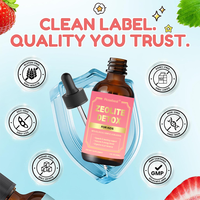 Complément Liquide Détoxifiant en Gouttes de Zéolite Micronisée Végétalienne Sans Sucre pour Enfants, Marque Privée OEM, avec Vitamines B12, D3 et C