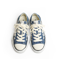 Baskets classiques personnalisées pour hommes, semelle épaisse, tige en jean, semelle intermédiaire EVA fondue, confortables, antidérapantes, légères, chaussures décontractées