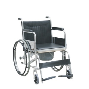 Fauteuil roulant Jianlian en alliage d'aluminium, manuel, avec siège toilette pour personnes âgées, handicapées et femmes enceintes - Product Image 3