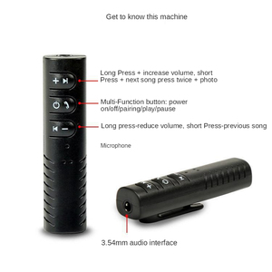 Dropshipping sản phẩm 2023 tự động BT Transmitter <span class=keywords><strong>Receiver</strong></span> xách tay không dây 3.5 mét aux âm nhạc xe hơi âm thanh BT <span class=keywords><strong>Receiver</strong></span> cho xe TV PC - Product Image 5