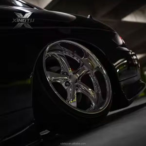 Rin Forjado XINGTU de <span class=keywords><strong>2</strong></span> Piezas Cromado 5x114.<span class=keywords><strong>3</strong></span> 5x120 para Llantas JDM, Rines Forjados para BMW, Dodge Charger y Lexus - Product Image 1
