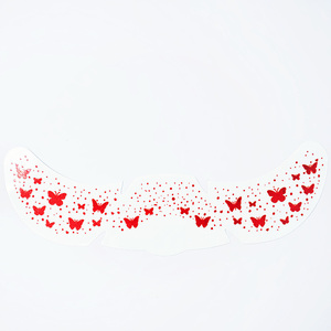 Adesivo per Tatuaggio Temporaneo di Alta Qualità con Design a Farfalla Rossa, Sicuro sulla Pelle, per Cosplay e Spettacoli Festivi - Product Image 2