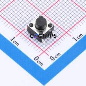 TS110426055 Tactile Switch SMD-4P,6x6mm Switch Single Pole Single Throw Round Button 2.6N 5.5mm - Product Image 1