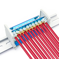 Bloque de Terminales Modular Unipolar para Distribución de Energía Eléctrica, Montaje en Panel o Riel DIN, WDH 211 500V/125A