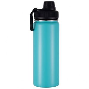 Bouteille d'eau isotherme de sport en acier inoxydable à double paroi de 18 oz de haute qualité, personnalisée, avec poignée - Product Image 5