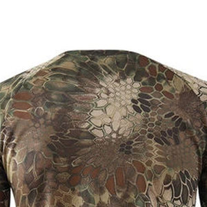 Camisa de Caza para Hombre, Manga Larga, Transpirable, 100% Poliéster, Diseño Sólido, Logotipo Personalizable - Product Image 4