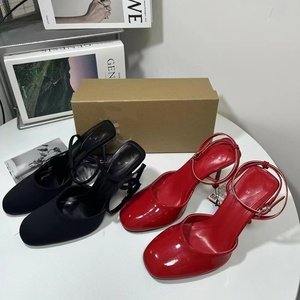 Sandali da Donna QuiteS con <span class=keywords><strong>Tacco</strong></span> Alto a Stiletto, <span class=keywords><strong>Scarpe</strong></span> in Pelle con Punta Chiusa, Cinturino con Fibbia, Casual, Antiscivolo, <span class=keywords><strong>Primaverili</strong></span> - Product Image 6