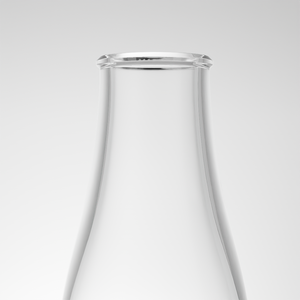 Bouteille en verre super flint de luxe de 500 ml, impression de logo personnalisée ou couleur claire pour café, jus, whisky, gin, vodka - Product Image 6