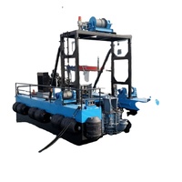 Plateforme de dragage submersible avec pompe électrique robuste pour le sable.