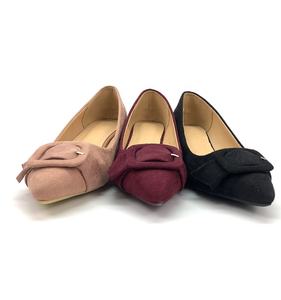 Zapatos Planos de <span class=keywords><strong>Ballet</strong></span> Plegables para Fiesta y Boda, Diseño Nuevo y Moderno para Mujer, Zapatos con Punta en Pico y Costuras en la Parte Superior, Zapatos de Tacón con Plataforma para Mujer - Product Image 4