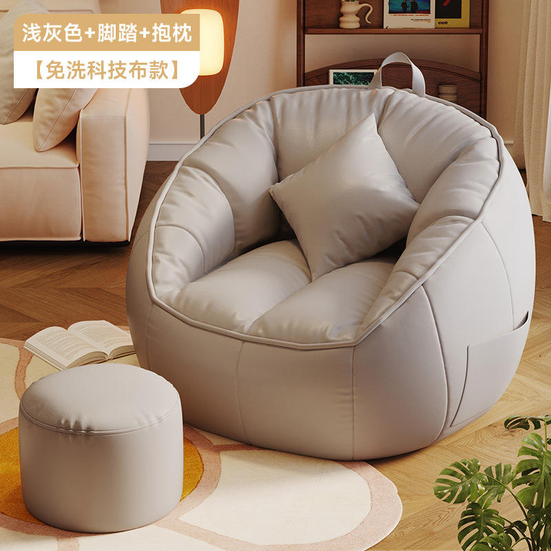 Light Gray 75*60*50+30*25cm Throw pillow