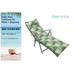 Tappetino da Spiaggia in Cotone Intrecciato TUMBONA 55X180CMX4CM-6 con Spugna per Cuscini e Guanciali - Product Image 3